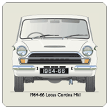 Lotus Cortina MkI 1964-66 Coaster 2